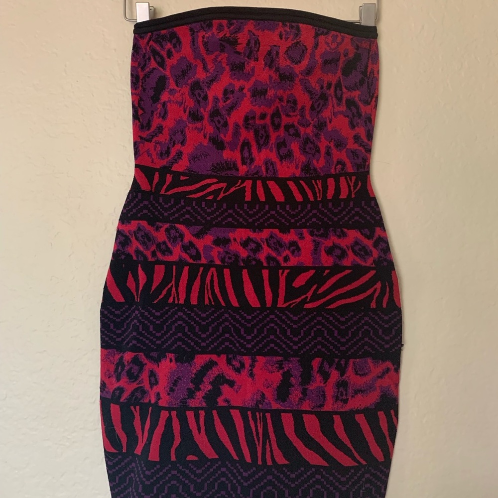 Guess by Marciano Strapless Bandage Dress